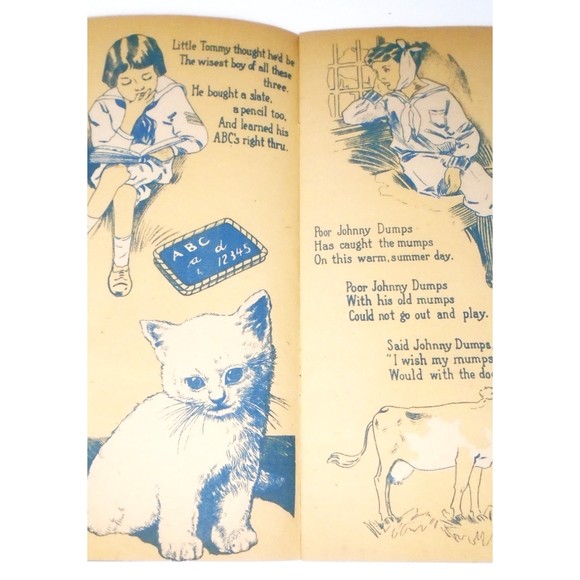 Antique 1915 "Tommy Tucker" Children's Book Sallfield Publishing Co. Akron, Ohio - Picture 5 of 7